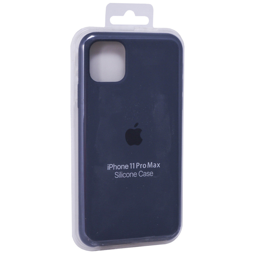 Original Silicone Case Full Size iPhone 11 Pro Max — Midnight Blue (8)