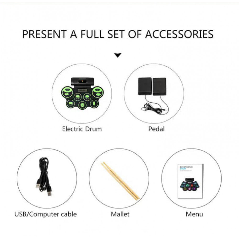 Electronic Drum Toy RD90-C