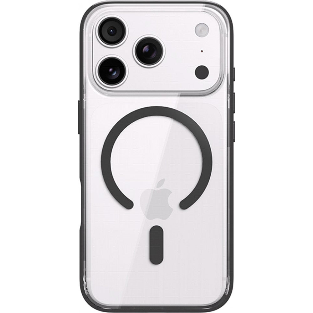 TPU-чехол Rock Crystal Armor Series Anti-Yellowing с MagSafe - iPhone 18 Pro - Black