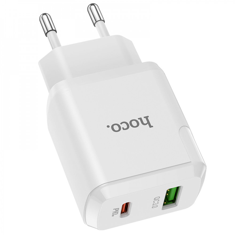 Home Charger | 20W | PD | QC3.0 — Hoco N5 — Black