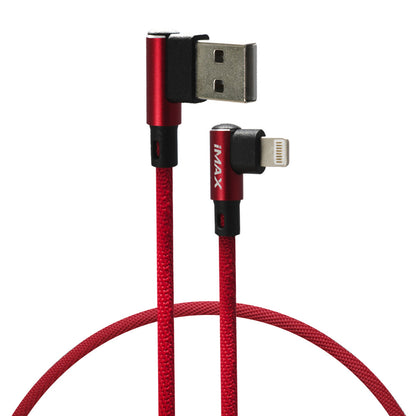 Кабель USB 3.0 to Lightning 2.4A (1m) iMax L Shape