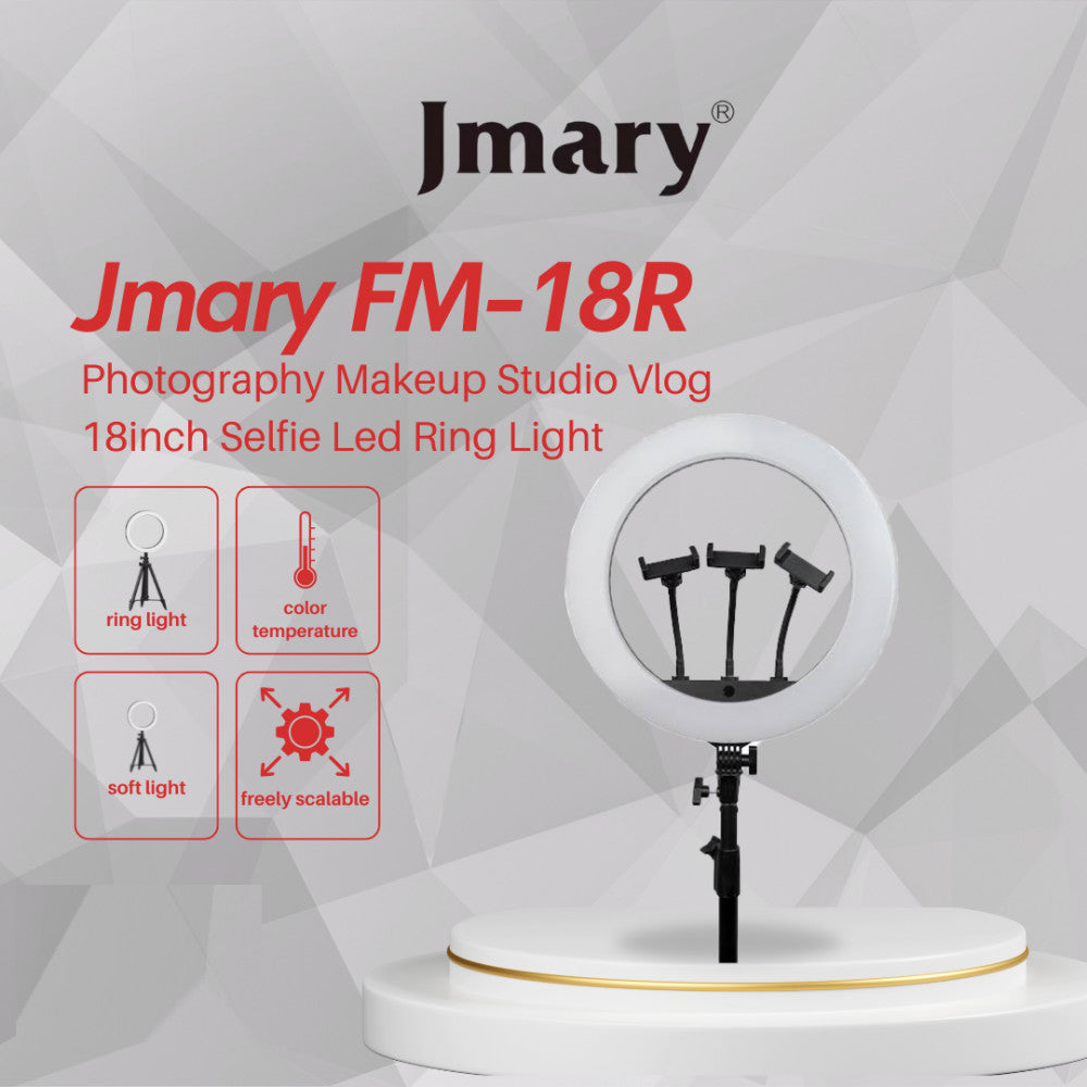 Лампа Кольцевая LED 46 cm 18"  FM-18R