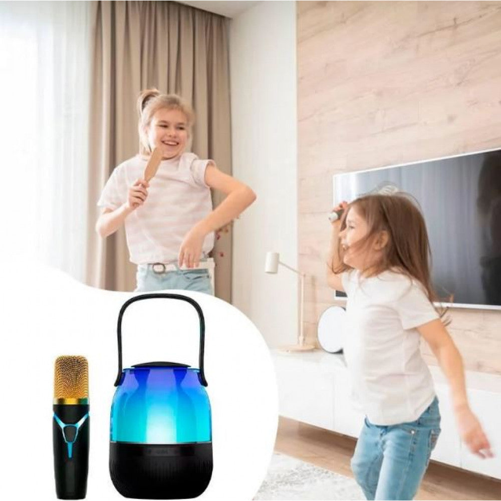 Bluetooth Speaker &amp; 1 Microphone – A68 – Black