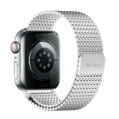 Ремінець Wiwu Wi-WB002  Apple Watch 42 44 45 49 mm — Silver