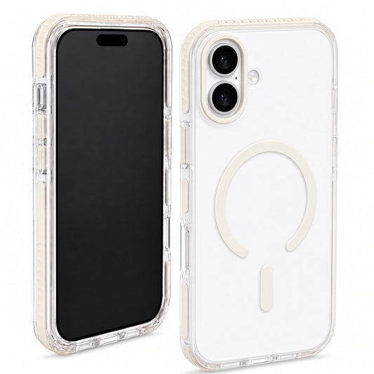 Чехол Атмосфера с MagSleep — iPhone 16 — Белый