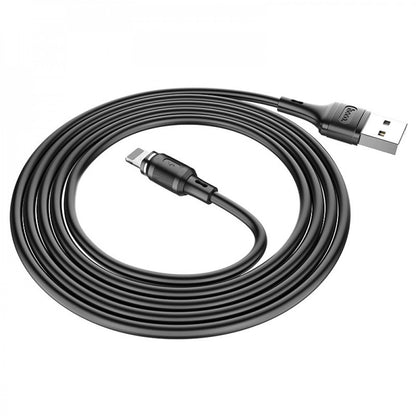 Lightning cable 2.4A (1m) Hoco X52 Magnetic – Black