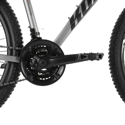 Велосипед KONAR KA-27.5"17# — Matt Silver Gray/Black/Red