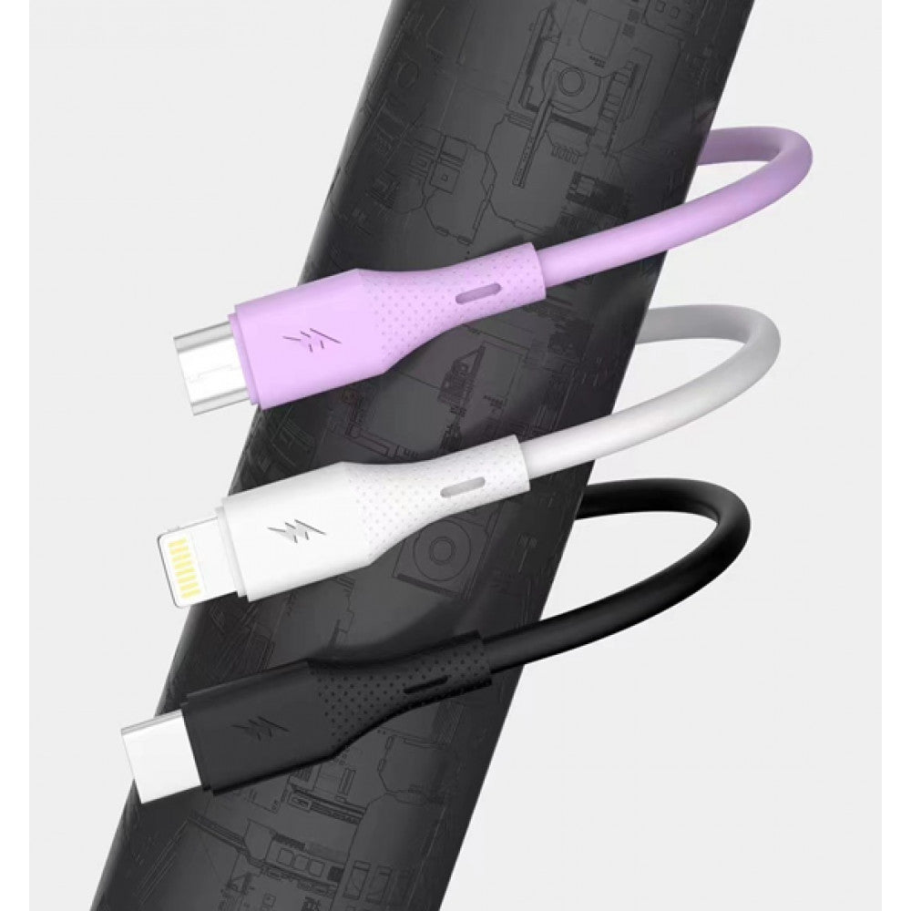 Кабель Micro 2.4A (1m) Veron X82 Silicon — Black