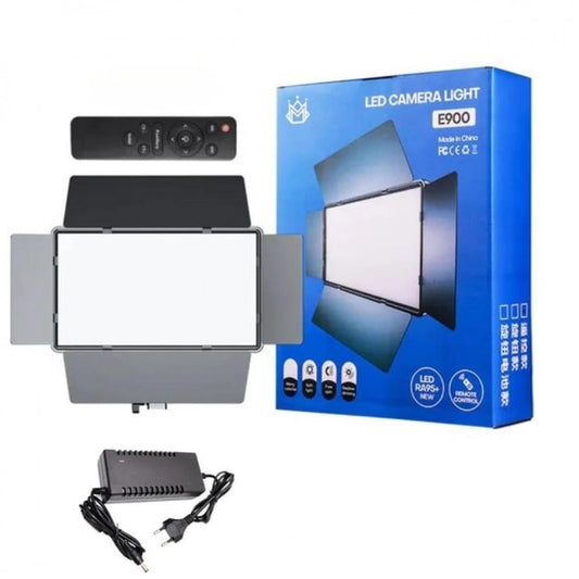 Video light lamp LED E900 with display 30x17 cm 768 Lights 3000K-6500K Remote