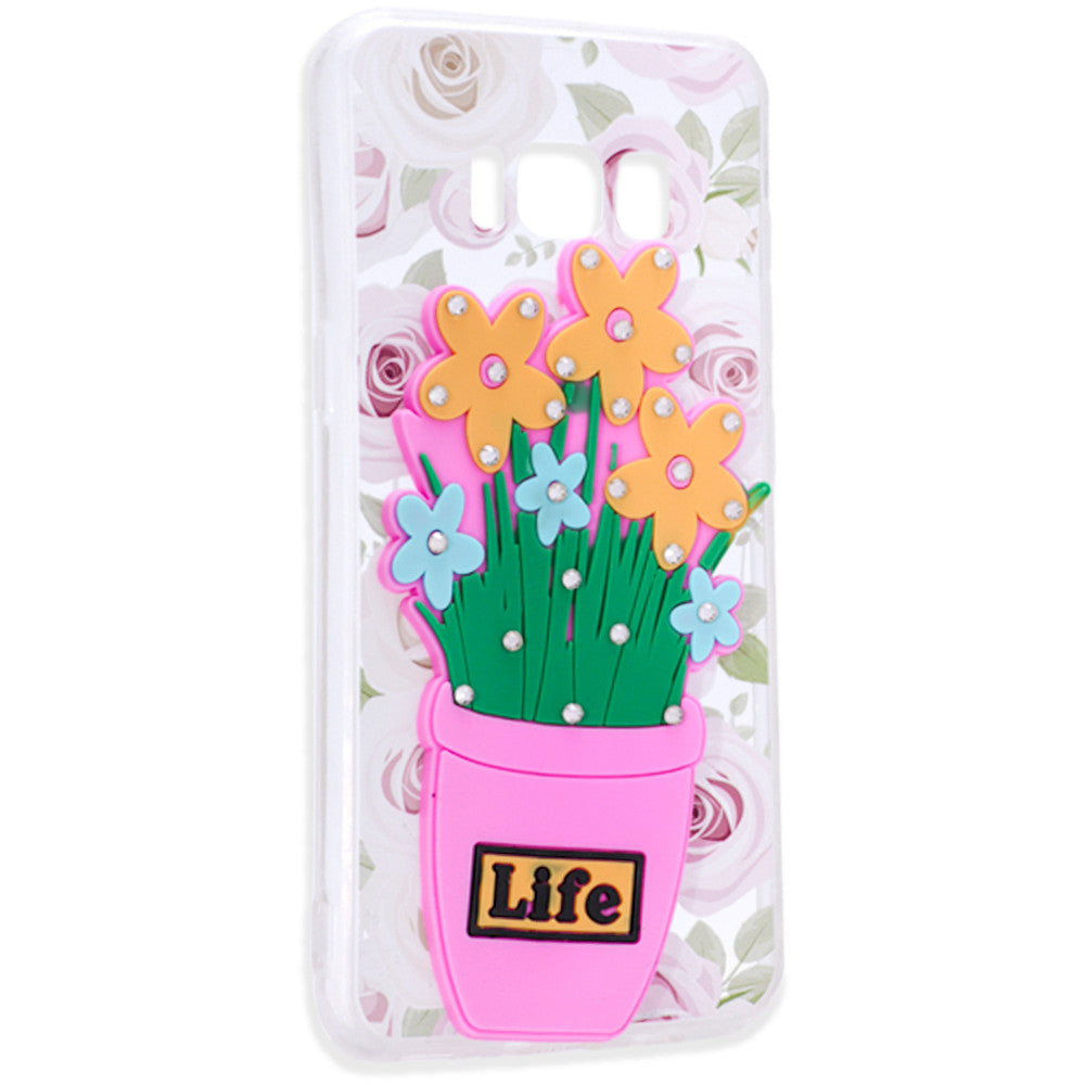 Cover Cases Flowers Diamonds TPU Case Samsung S7 Edge(G935)