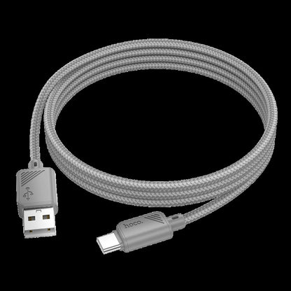 Кабель USB C 2.4A (1m) Hoco X113 — Gray