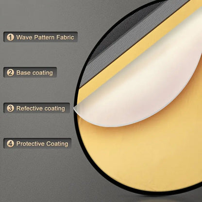 Рефлектор відбивач світла для фото відеозйомки 5в1, 60см