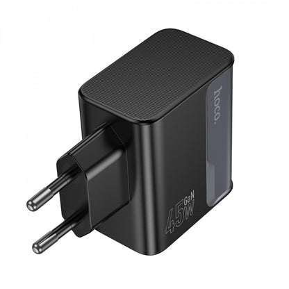 Home Charger 70W 2PD QC 3.0 Hoco CS75A — Black