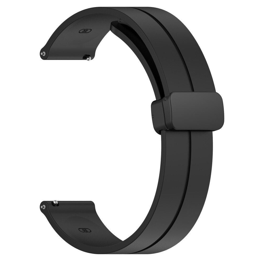Ремінець Silicone Magic Lock Універсальний 22 mm — Black