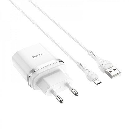 Home Charger | 18W | QC3.0 | Micro Cable (1m)   Hoco C12Q 