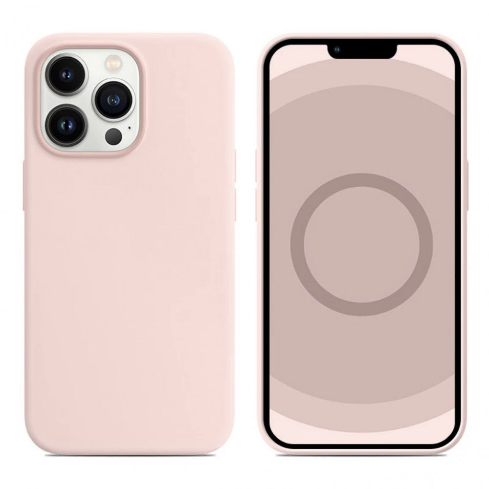 Silicone Case with MagSafe — iPhone 13 Pro Max — Chalk Pink