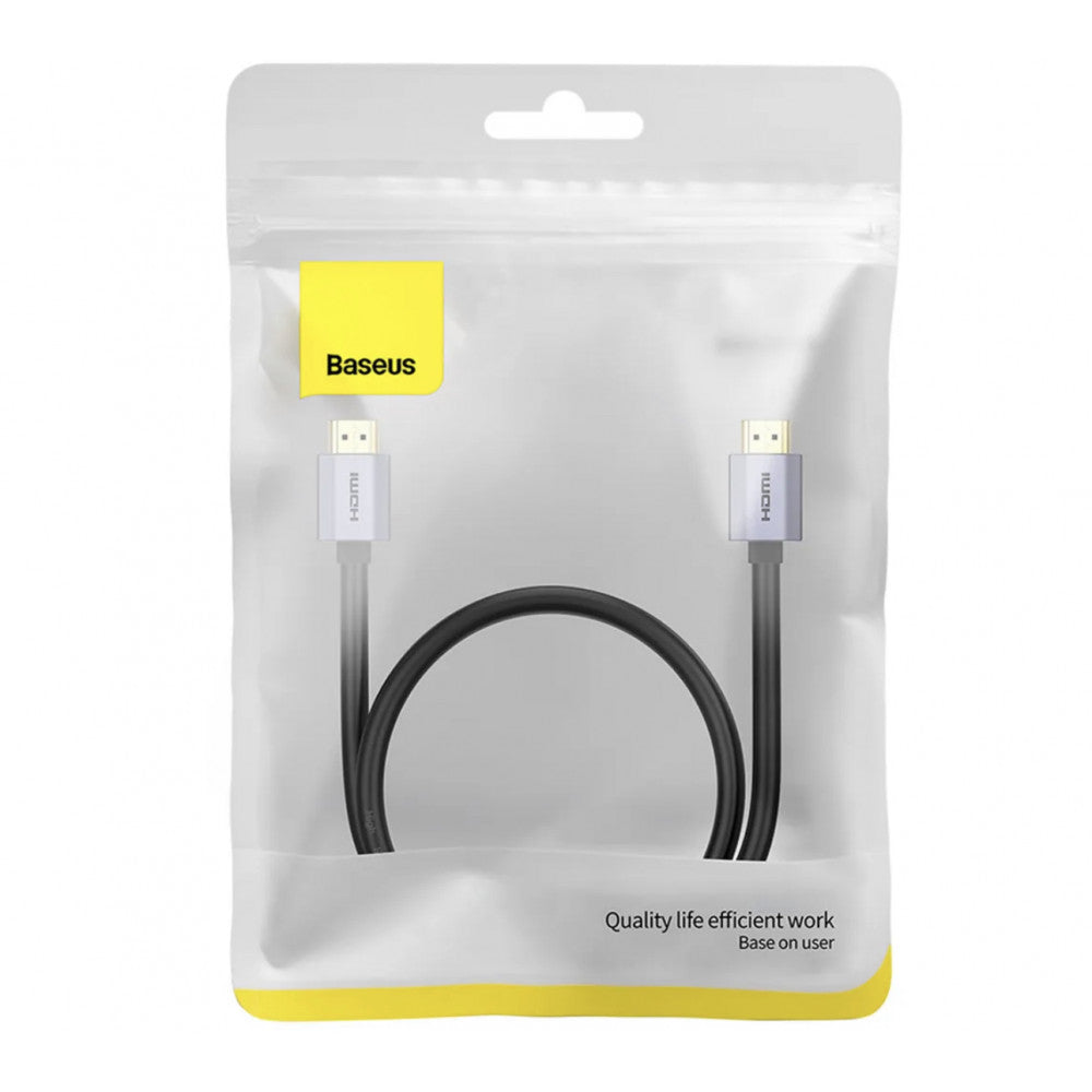 HDMI to HDMI 4K Adapter Cable (1.5m) Baseus (WKGQ020101) High Definition Series Graphene Black – WKGQ020101 Black