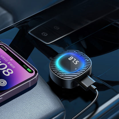 Fm Modulator MP3 Car Charger 3.0A 1U 1C Earldom ET-M106