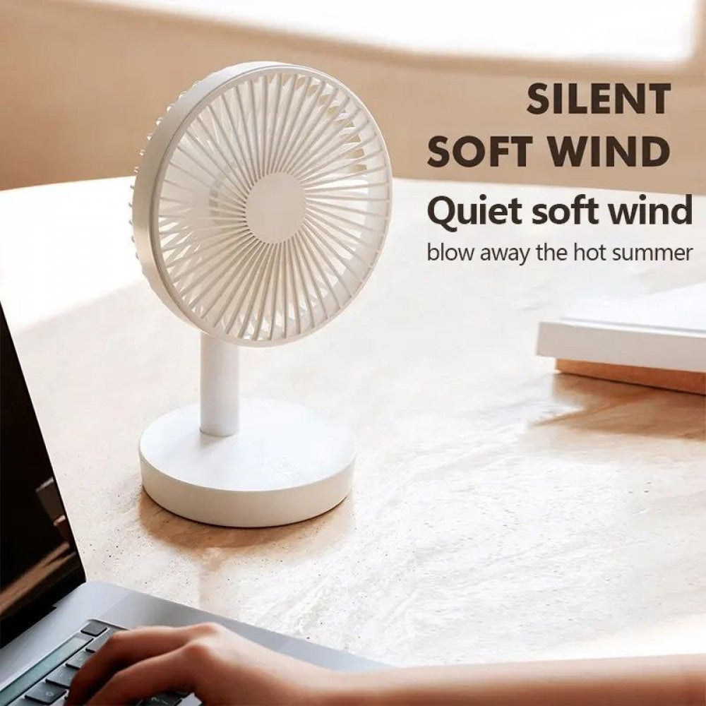 Портативный мини вентилятор WT-F52 White - 4000 mAh