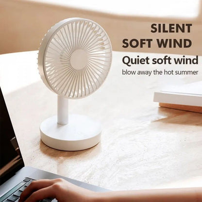 Портативный мини вентилятор WT-F52 White - 4000 mAh