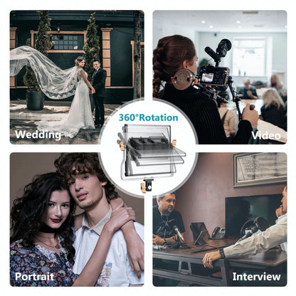 Video light lamp LED NEERWER NL480S 29W Bi-color 480pcs Led color 3200-5600K CRI 96+