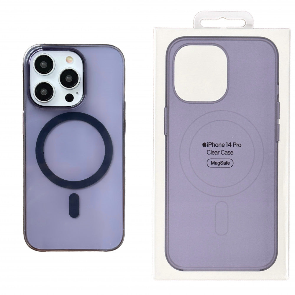 Cover Cases Purple Silicone Case with MagSafe iPhone 14 Plus