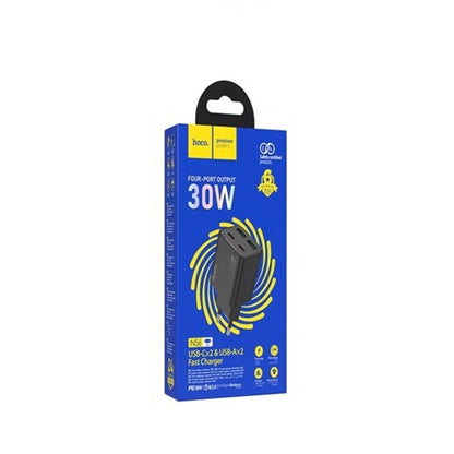 Home Charger | 30W | 2PD | 2U — Hoco N56  — Black