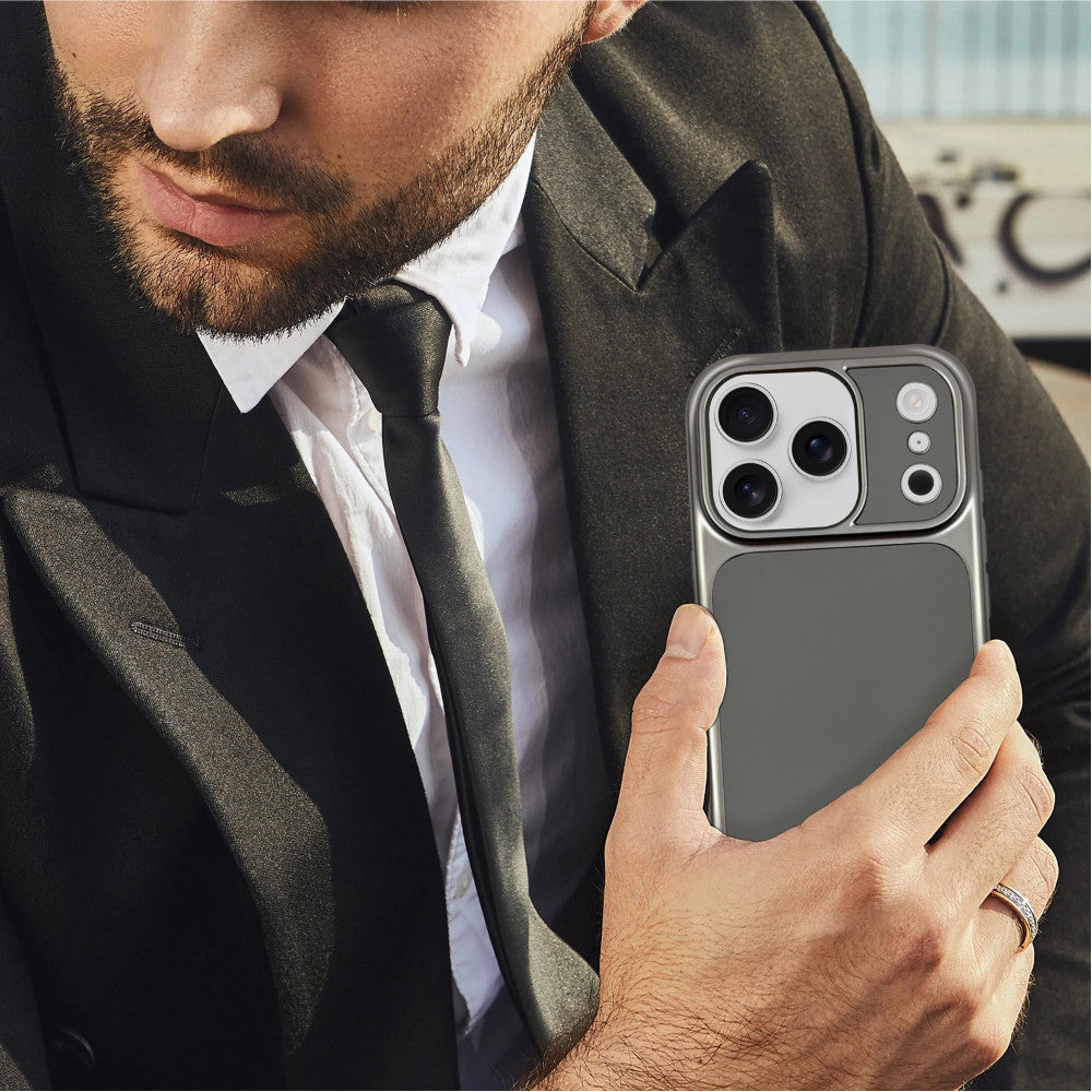 Накладка Чехлы Polo Lucas Leather Case iPhone 17 Pro Max — Grey