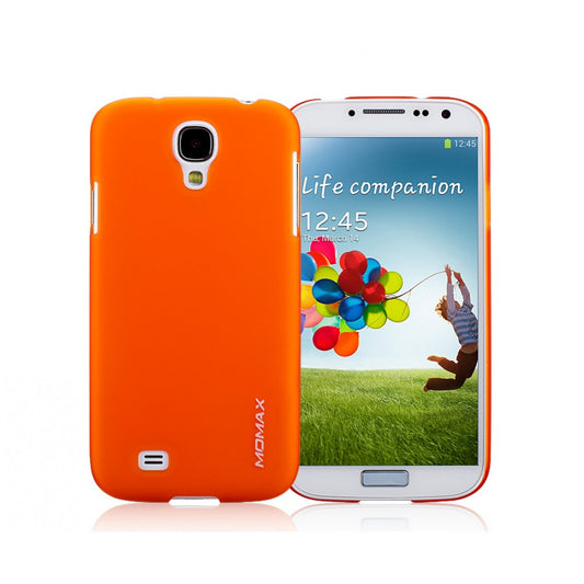 Cover Cases Momax Ultratough Transparent Case Samsung S4(i9500) Black — Orange