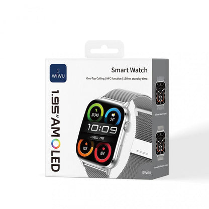 Wiwu SW08 Smart watch  — Silver