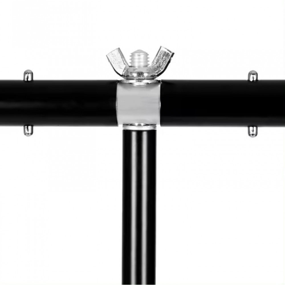 Photo background stand 2m + crossbar 1m + clamps 2 pcs. + bag (without rear group screen)