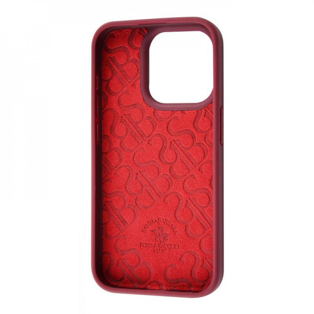 Polo Knight Leather Case iPhone 15 Pro – Red