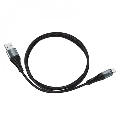 Micro 2.4A Cable (1m) — Hoco X38 — Black