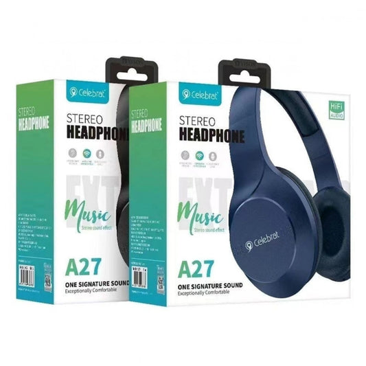 Bluetooth headphones Celebrat A27 – Black