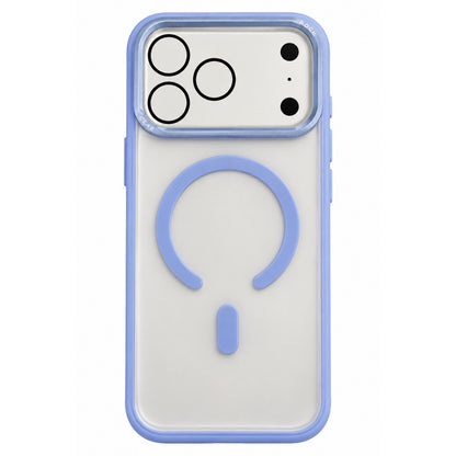 Магнитная защита чехол Rock Guard Touch (металлический Lens Frame) — iPhone 18 Pro Max — Blue