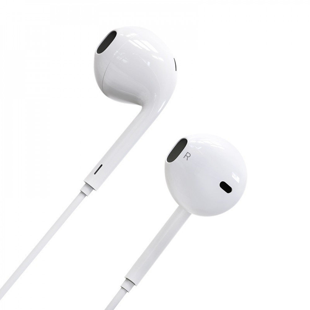 Lightning headphones with microphone Borofone BM32 Plus – White