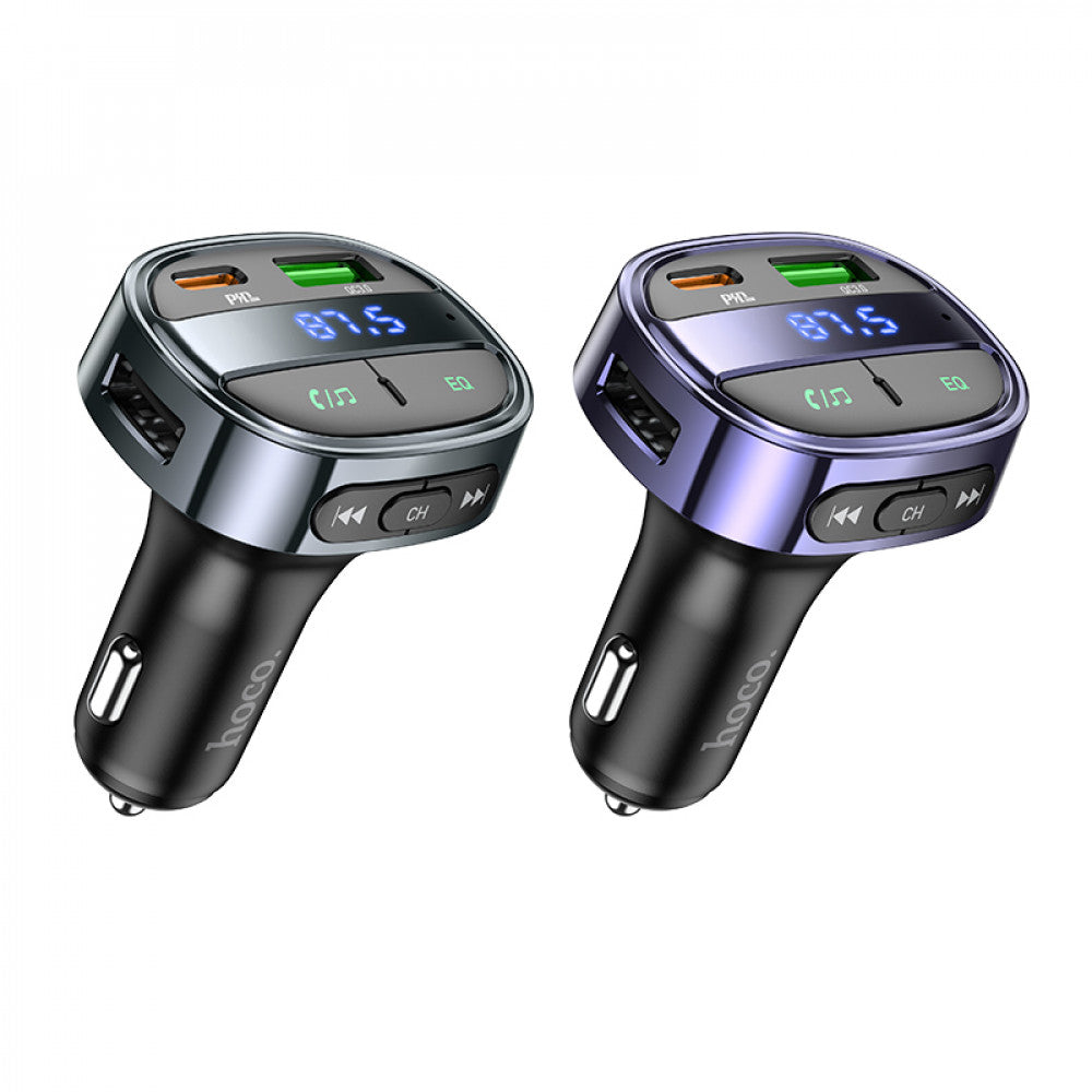 Fm Transmitter MP3 | Car Charger | 3.0A | PD30W | 1U — Hoco E70  — magic night