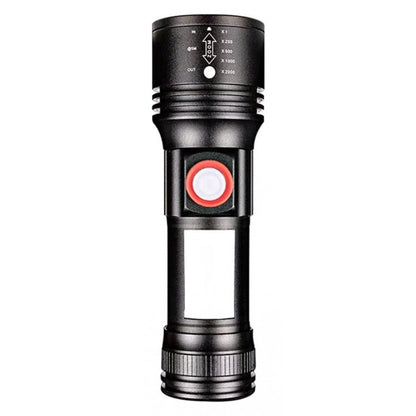 Фонарик ручной аккумуляторный с USB С,  ZOOM, и магнитом  — SY-2111