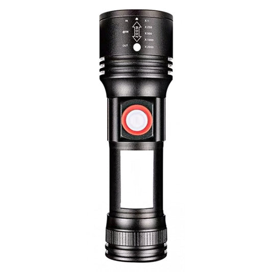 Фонарик ручной аккумуляторный с USB С,  ZOOM, и магнитом  — SY-2111