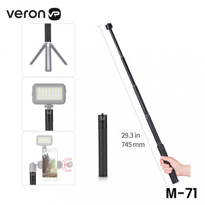 Extension for tripod/tripod/monopod 0.71m Veron M-71