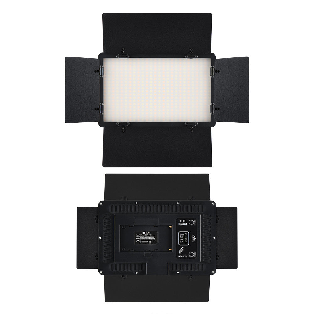 Video light lamp PRO LED-520 37W LED 520pcs color 3200k-6500K