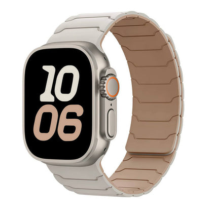Ремінець Armor Magnetic Band — Apple Watch 38 mm | 40 mm | 41 mm — Starlight&Milk tea