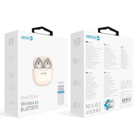 Bluetooth headset TWS – Veron - E38 Airy