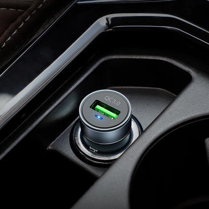 Car Charger 3.0A QC3.0 Hoco Z32 – Black