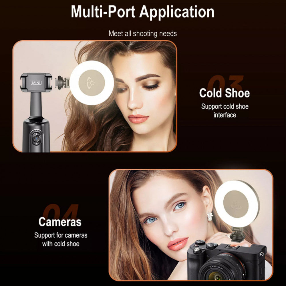 Накамерный видеосвет LED RGB — D07