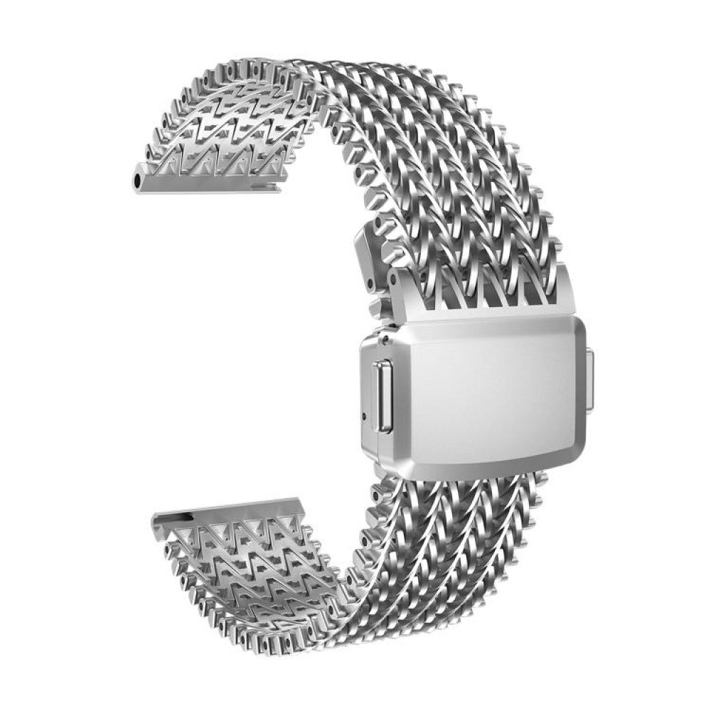 Ремінець W Metal Apple Watch 42 mm 44 mm 45 mm 49 mm Silver