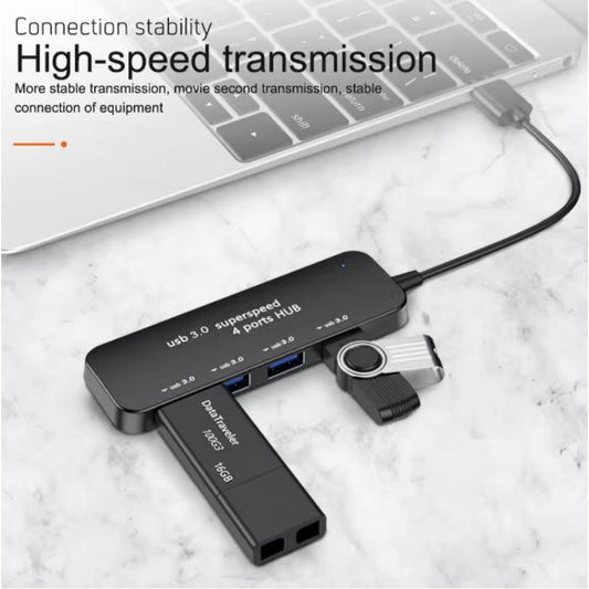 USB HUB: USB 3.0 To 4 USB 4 in 1
