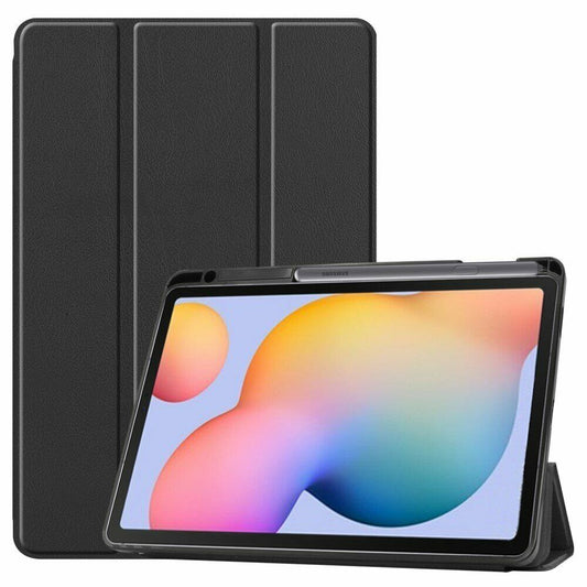 Leather Book Case Samsung Tab S 6 LITE (10.4) — Black