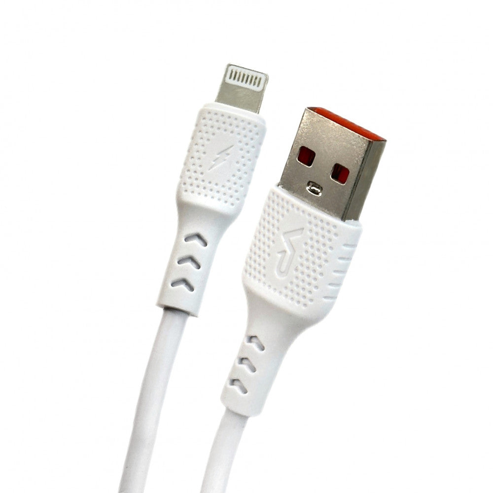 Кабель Lightning 2.4A (1m) — Veron TL03 Silicon W/P