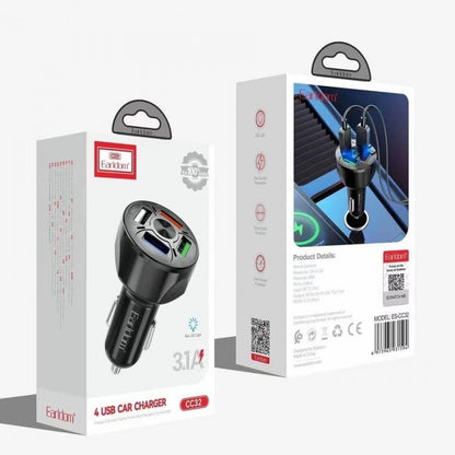 Car Charger | 3.1A | 4U - Earldom ES-CC32